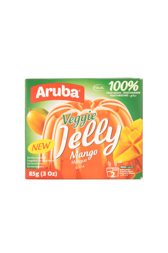 جيلاتين مانجو نباتي عروبة 85غ