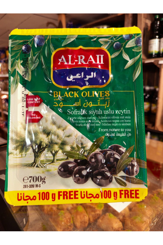OLIVES NOIRES AL RAII 700G