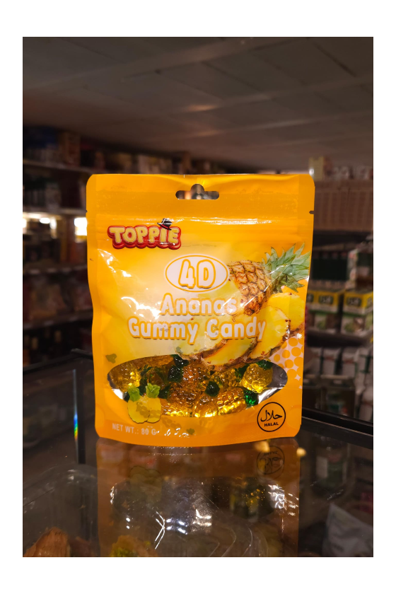 BONBON ANANAS TOPPIE 80G